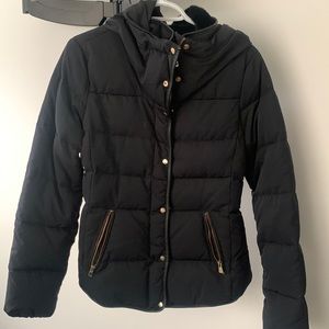 Zara Black Winter Jacket M